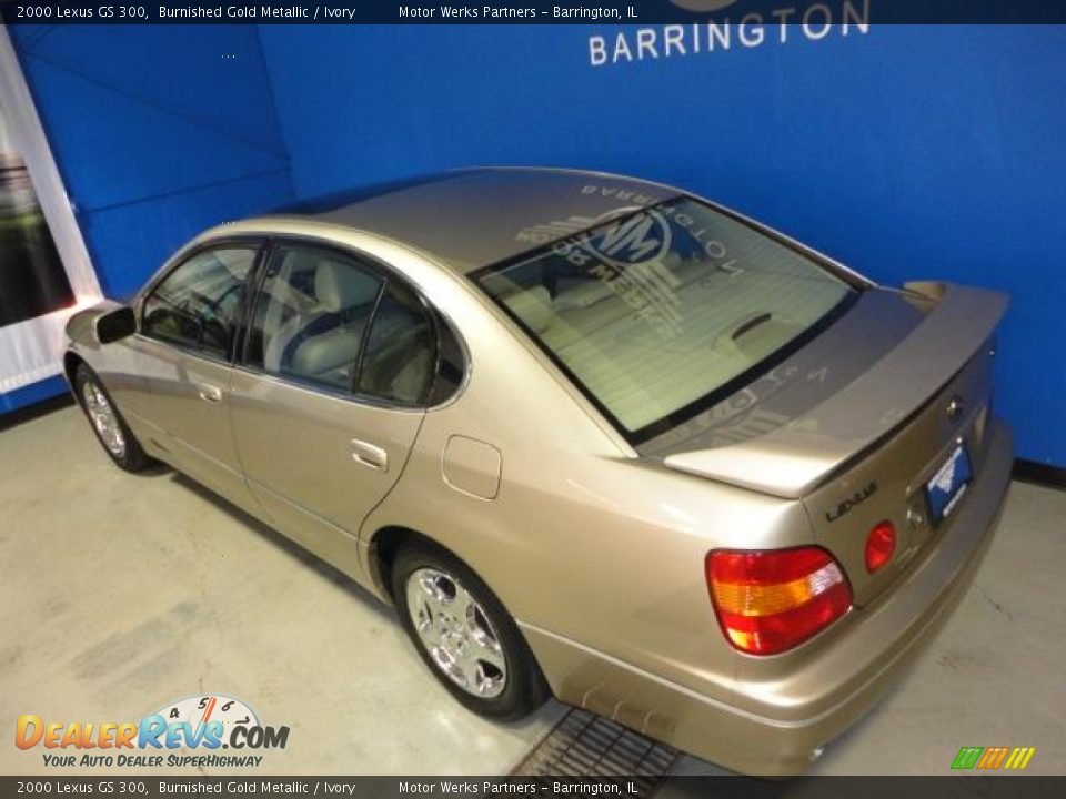 2000 Lexus GS 300 Burnished Gold Metallic / Ivory Photo #24