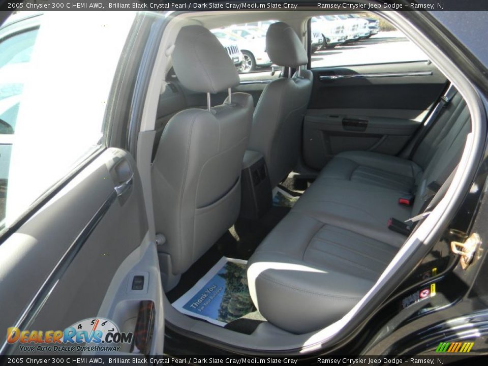 2005 Chrysler 300 C HEMI AWD Brilliant Black Crystal Pearl / Dark Slate Gray/Medium Slate Gray Photo #15