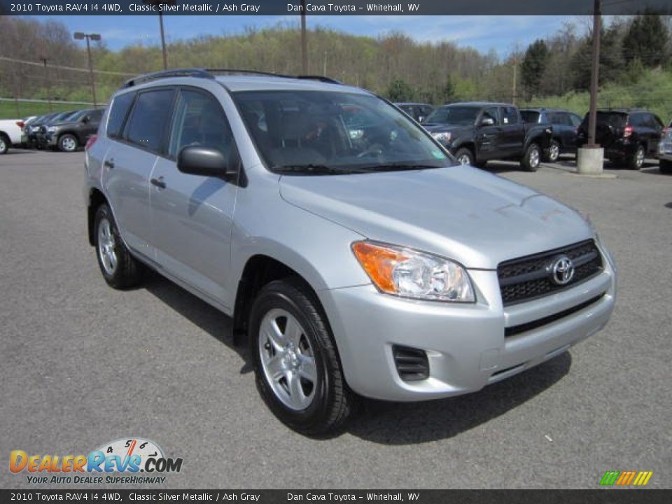 2010 Toyota RAV4 I4 4WD Classic Silver Metallic / Ash Gray Photo #1