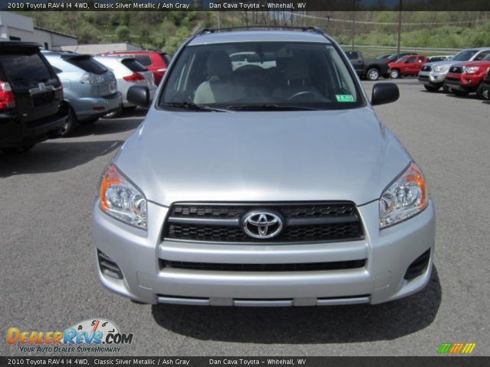 2010 Toyota RAV4 I4 4WD Classic Silver Metallic / Ash Gray Photo #2