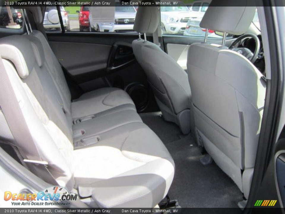 2010 Toyota RAV4 I4 4WD Classic Silver Metallic / Ash Gray Photo #9