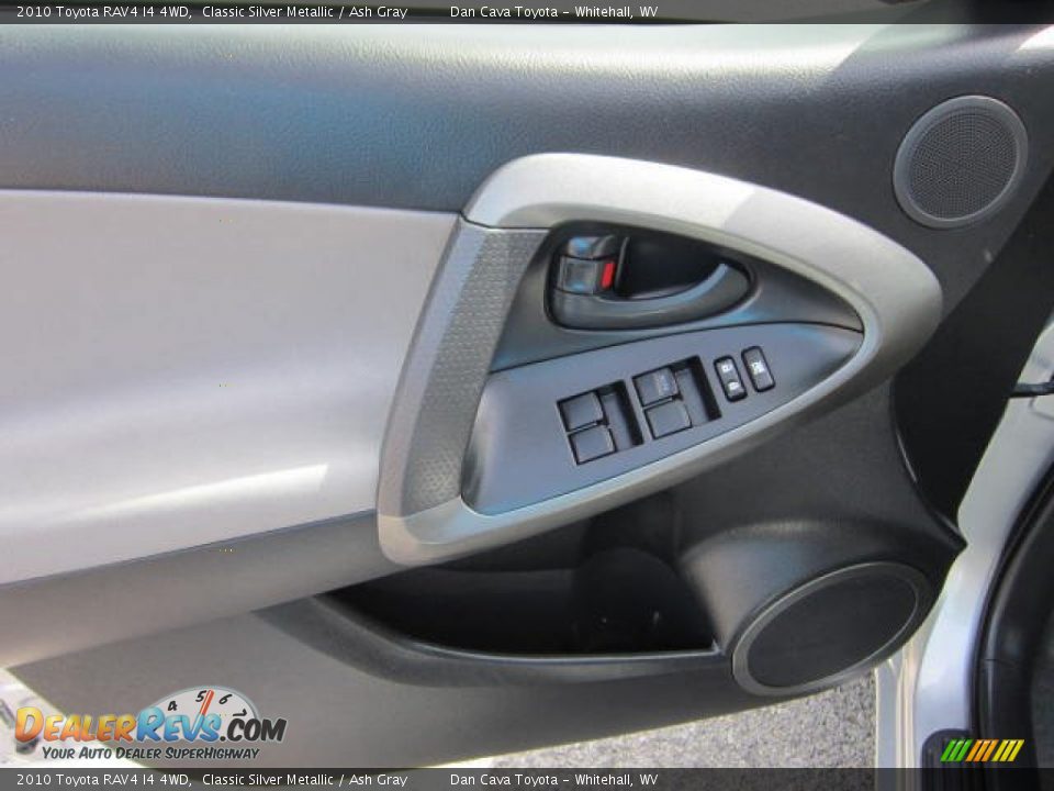 2010 Toyota RAV4 I4 4WD Classic Silver Metallic / Ash Gray Photo #12