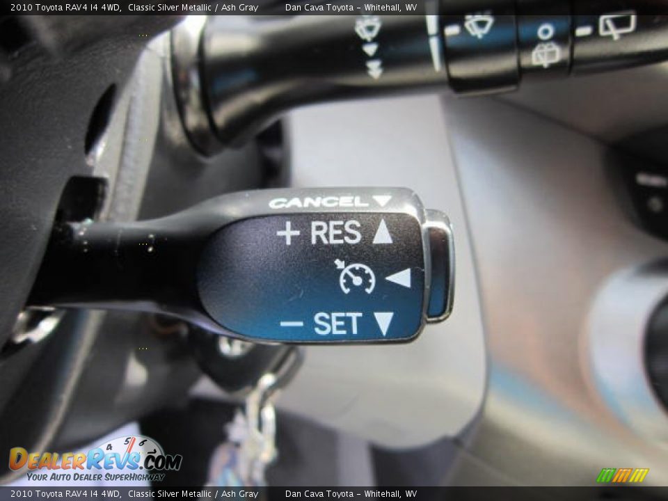 2010 Toyota RAV4 I4 4WD Classic Silver Metallic / Ash Gray Photo #13