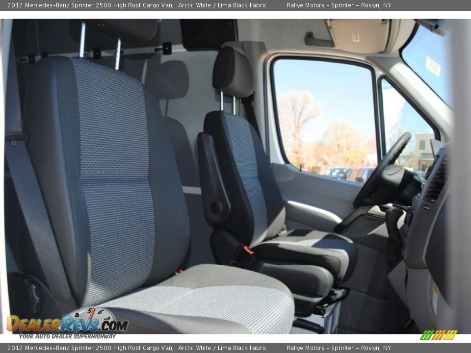 2012 Mercedes-Benz Sprinter 2500 High Roof Cargo Van Arctic White / Lima Black Fabric Photo #8