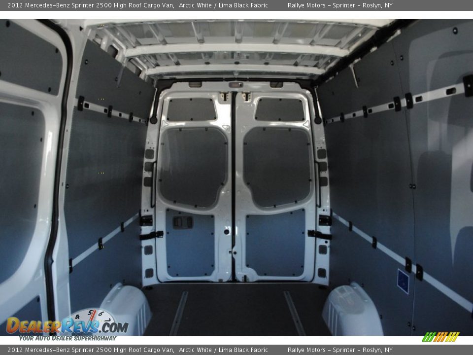 2012 Mercedes-Benz Sprinter 2500 High Roof Cargo Van Arctic White / Lima Black Fabric Photo #12