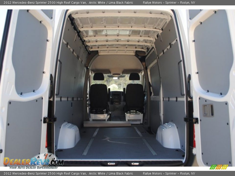 2012 Mercedes-Benz Sprinter 2500 High Roof Cargo Van Arctic White / Lima Black Fabric Photo #14