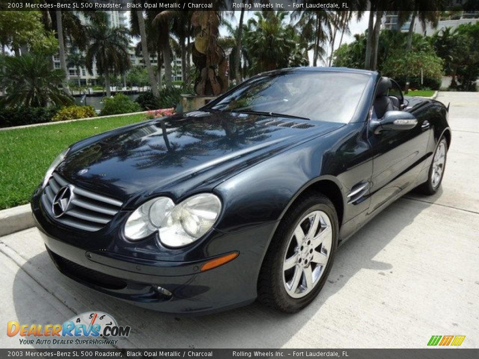 Front 3/4 View of 2003 Mercedes-Benz SL 500 Roadster Photo #4