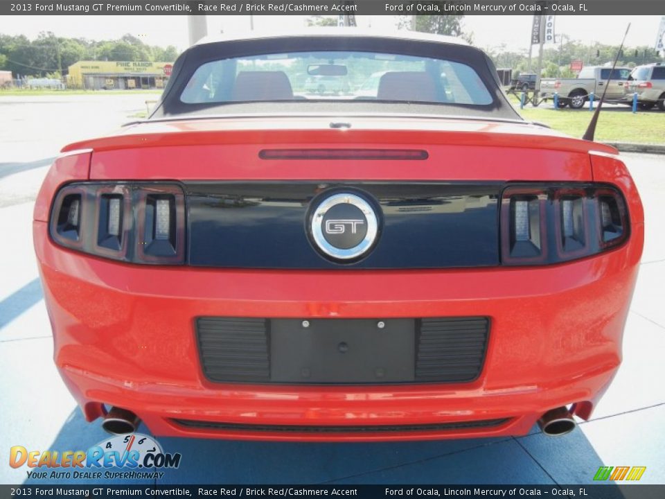 Race Red 2013 Ford Mustang GT Premium Convertible Photo #3