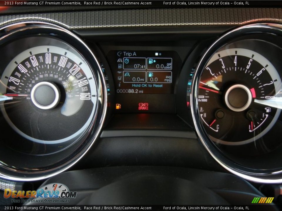 2013 Ford Mustang GT Premium Convertible Gauges Photo #11