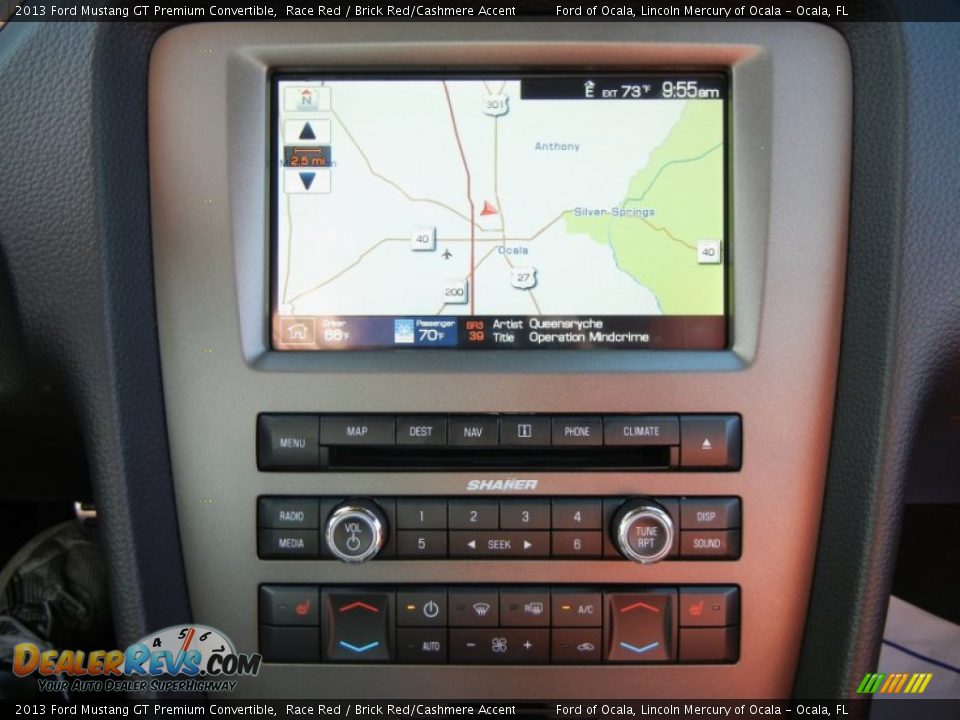 Navigation of 2013 Ford Mustang GT Premium Convertible Photo #12