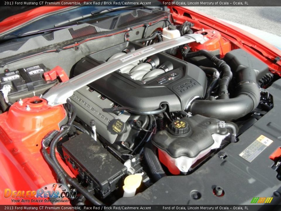 2013 Ford Mustang GT Premium Convertible 5.0 Liter DOHC 32-Valve Ti-VCT V8 Engine Photo #15