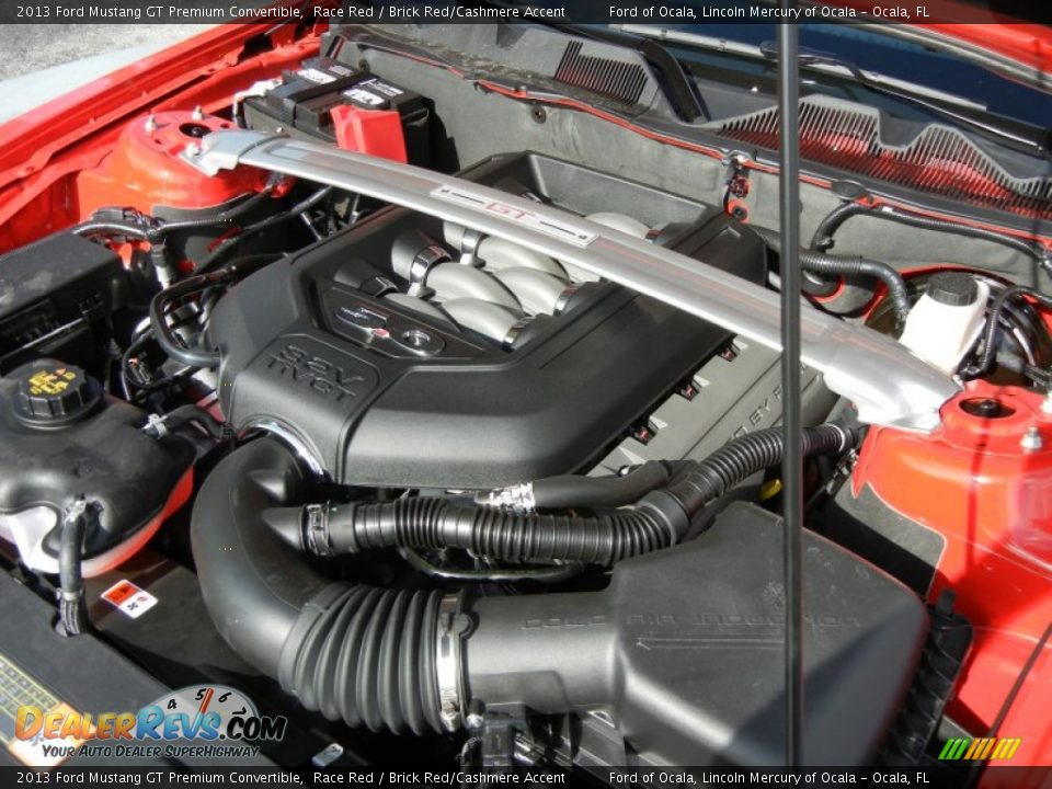 2013 Ford Mustang GT Premium Convertible 5.0 Liter DOHC 32-Valve Ti-VCT V8 Engine Photo #16