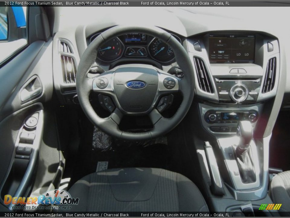 Dashboard of 2012 Ford Focus Titanium Sedan Photo #7