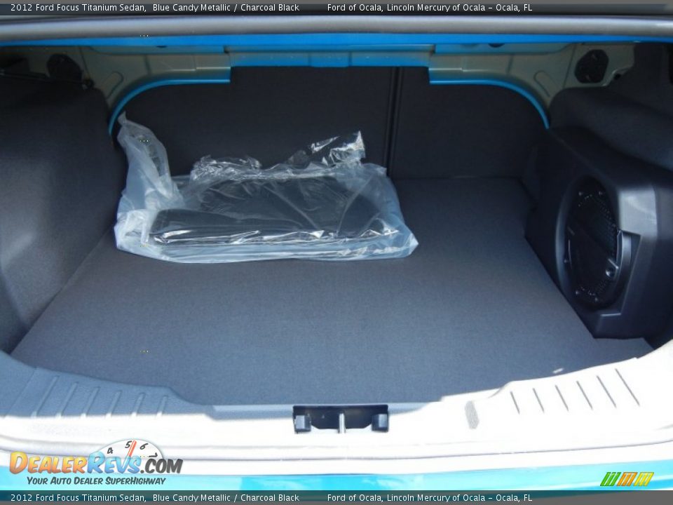 2012 Ford Focus Titanium Sedan Blue Candy Metallic / Charcoal Black Photo #10