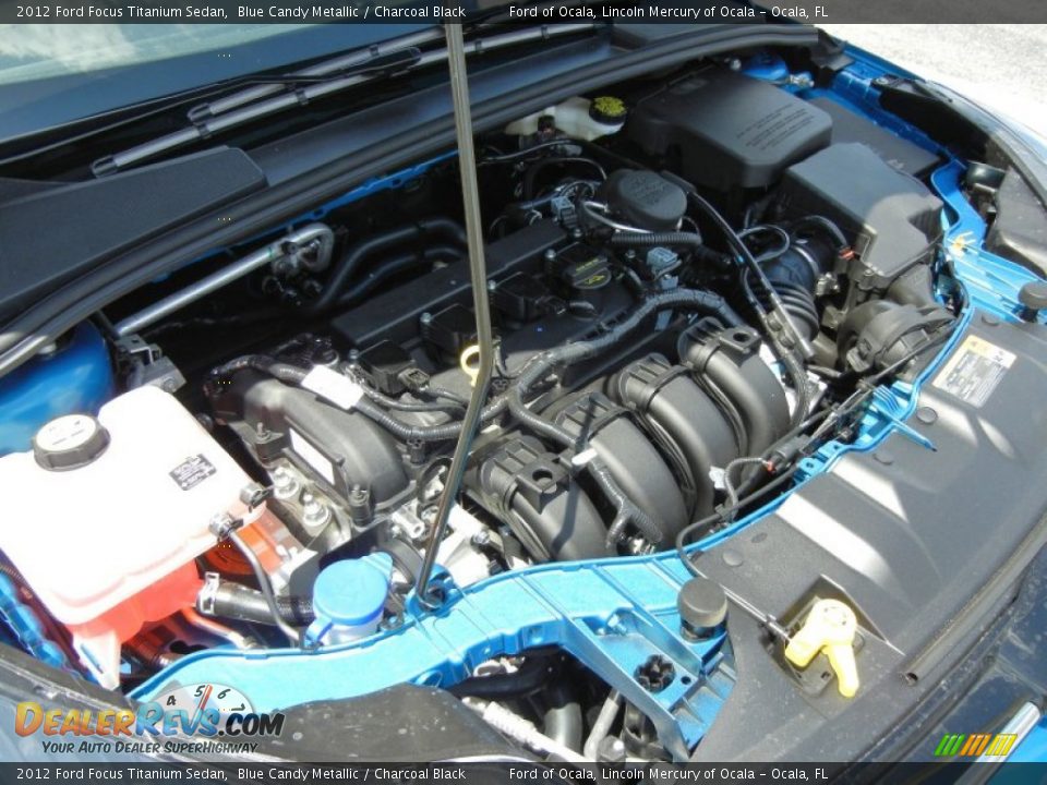 2012 Ford Focus Titanium Sedan 2.0 Liter GDI DOHC 16-Valve Ti-VCT 4 Cylinder Engine Photo #12