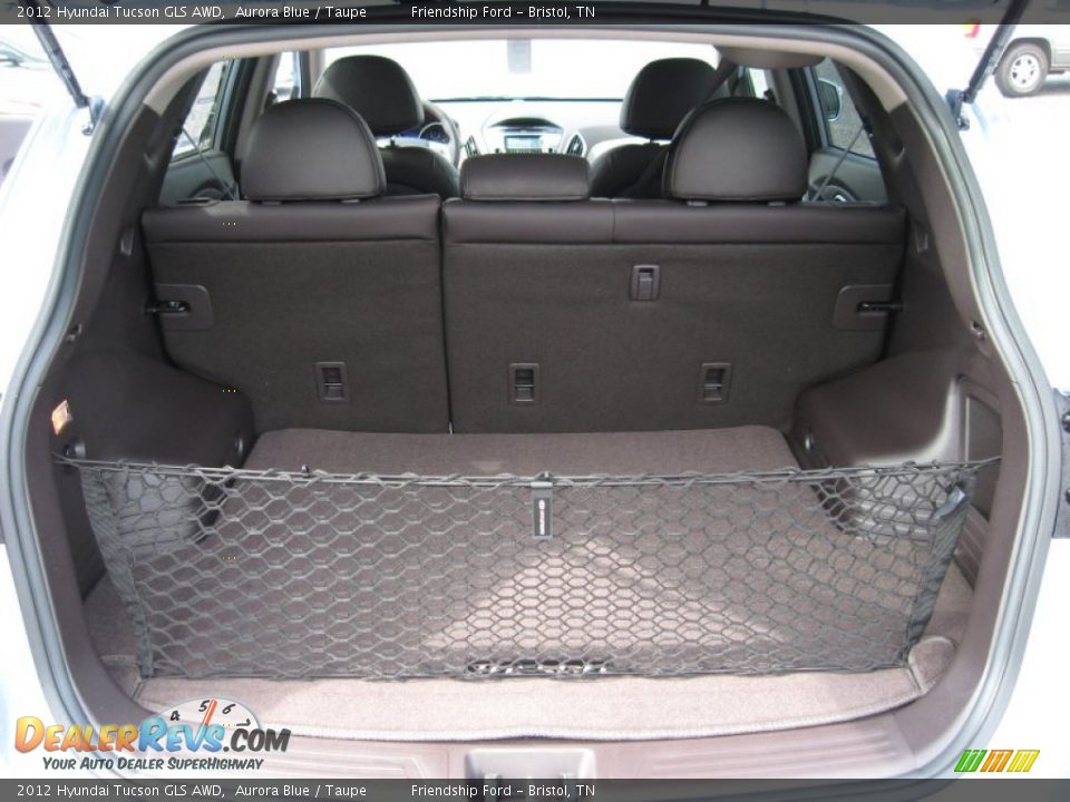 2012 Hyundai Tucson GLS AWD Aurora Blue / Taupe Photo #10