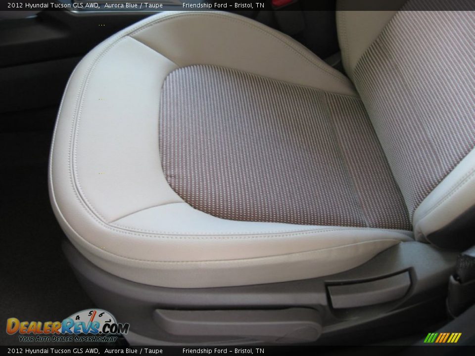 2012 Hyundai Tucson GLS AWD Aurora Blue / Taupe Photo #13