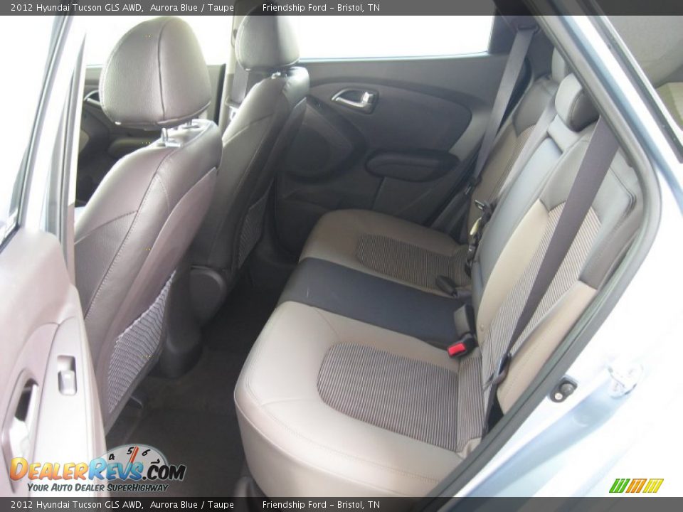 2012 Hyundai Tucson GLS AWD Aurora Blue / Taupe Photo #15