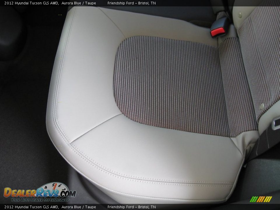 2012 Hyundai Tucson GLS AWD Aurora Blue / Taupe Photo #16