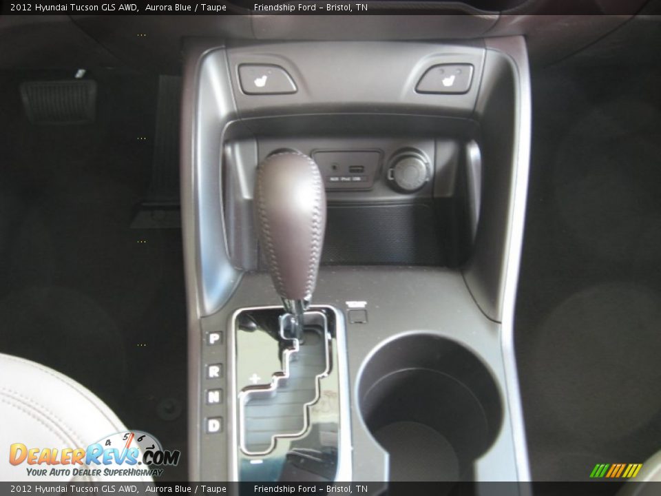 2012 Hyundai Tucson GLS AWD Aurora Blue / Taupe Photo #24