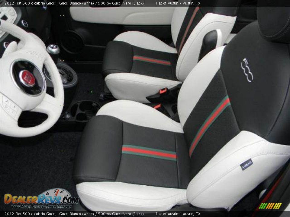 500 by Gucci Nero (Black) Interior - 2012 Fiat 500 c cabrio Gucci Photo #5