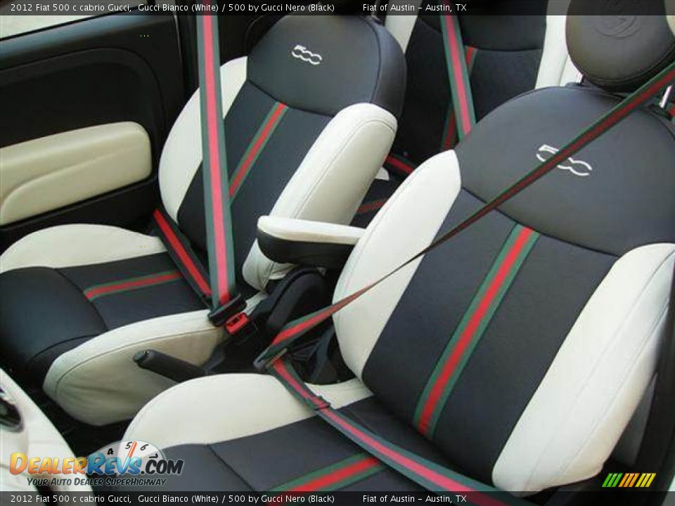 Front Seat of 2012 Fiat 500 c cabrio Gucci Photo #6