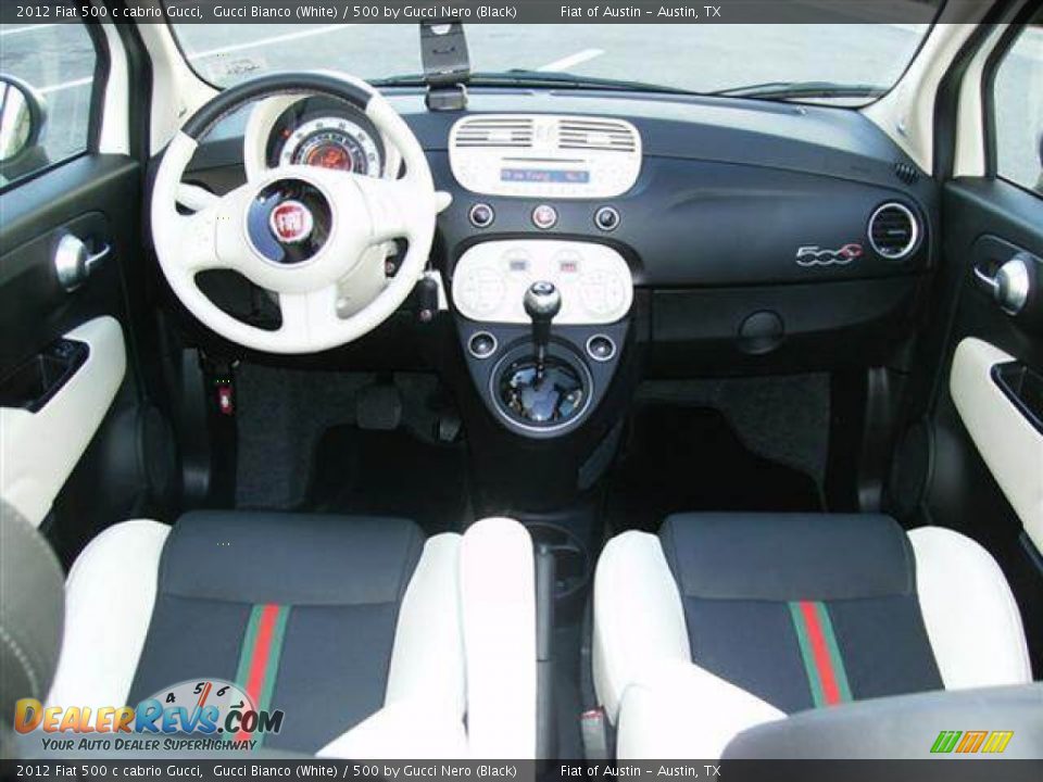 Dashboard of 2012 Fiat 500 c cabrio Gucci Photo #7