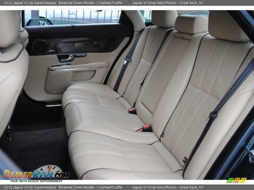 Rear Seat of 2011 Jaguar XJ XJL Supercharged Photo #16