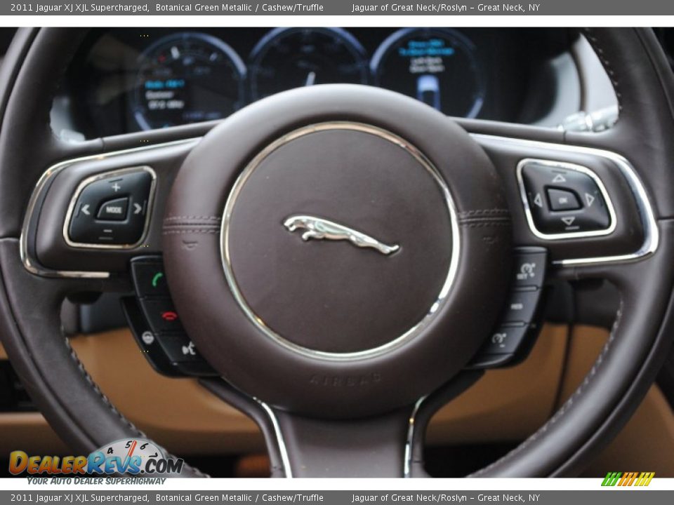 2011 Jaguar XJ XJL Supercharged Steering Wheel Photo #25