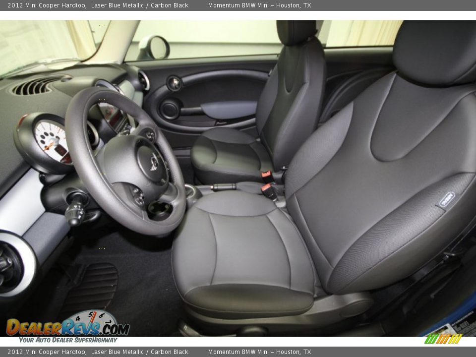 Carbon Black Interior - 2012 Mini Cooper Hardtop Photo #3