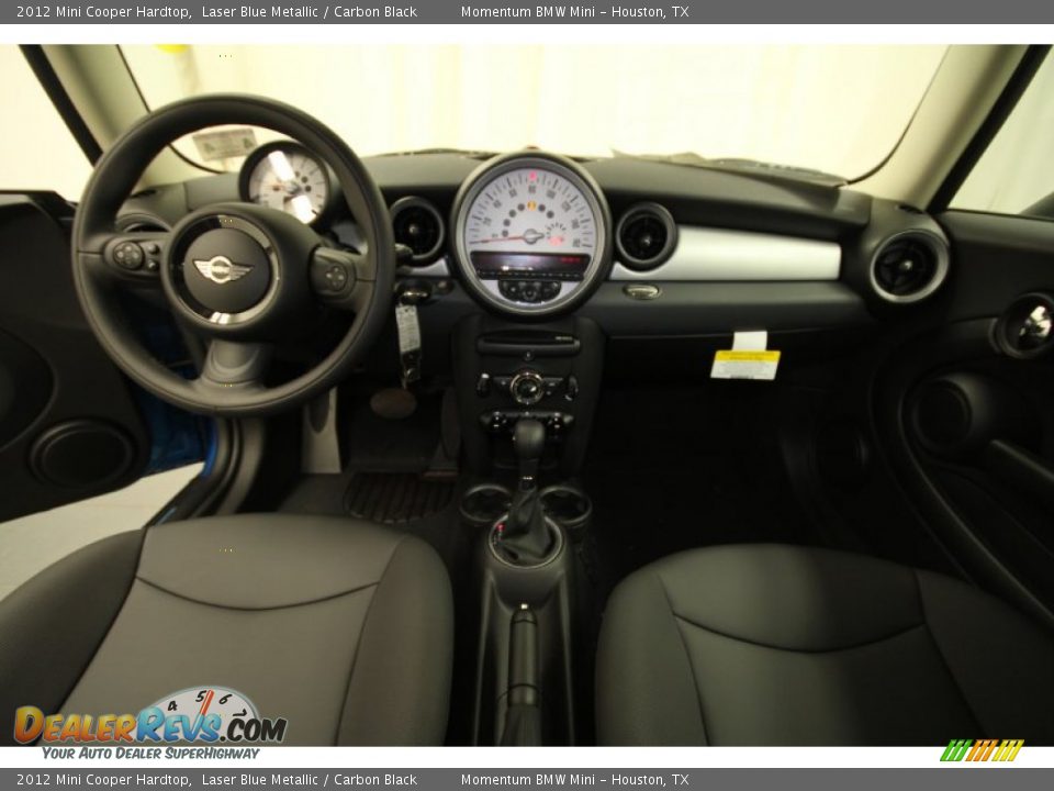 2012 Mini Cooper Hardtop Laser Blue Metallic / Carbon Black Photo #4