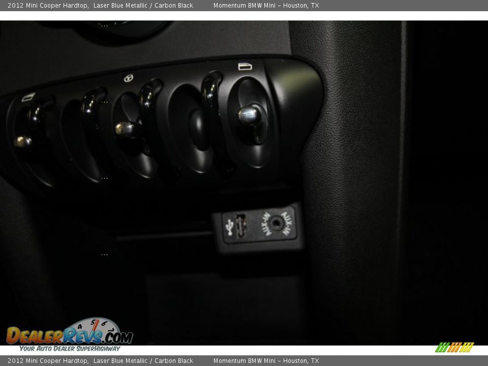 2012 Mini Cooper Hardtop Laser Blue Metallic / Carbon Black Photo #17