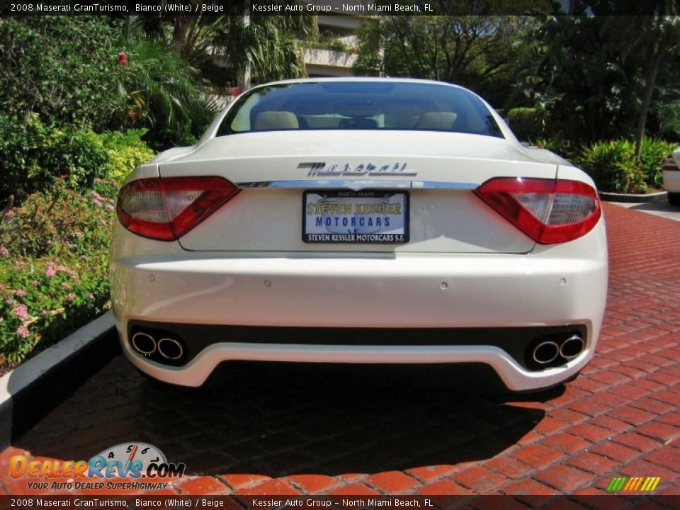 2008 Maserati GranTurismo Bianco (White) / Beige Photo #8