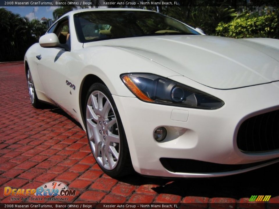 2008 Maserati GranTurismo Bianco (White) / Beige Photo #9