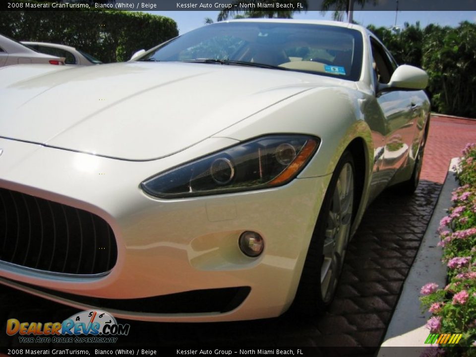 2008 Maserati GranTurismo Bianco (White) / Beige Photo #10