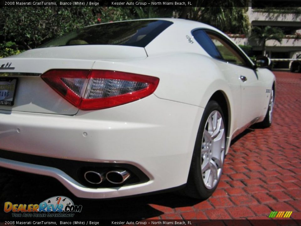 2008 Maserati GranTurismo Bianco (White) / Beige Photo #12