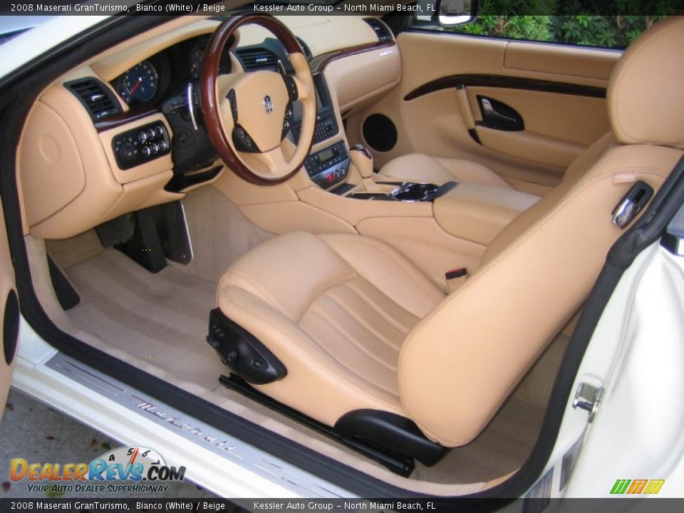 Beige Interior - 2008 Maserati GranTurismo  Photo #13