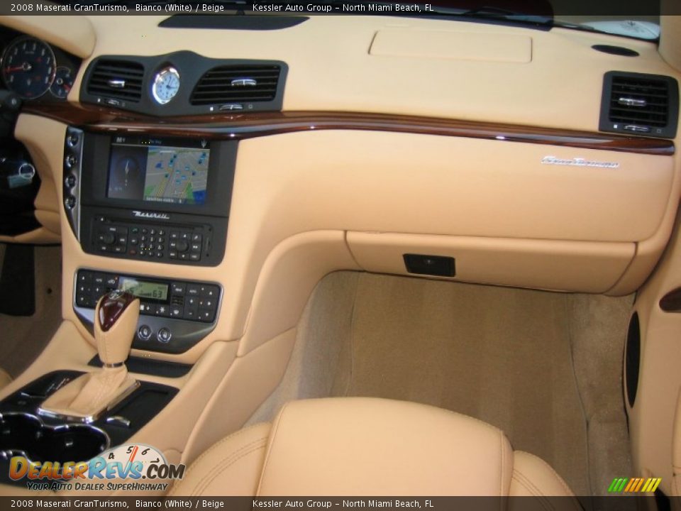 2008 Maserati GranTurismo Bianco (White) / Beige Photo #20