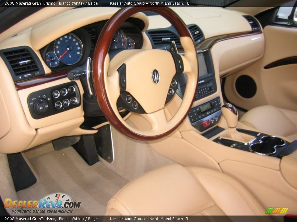 Beige Interior - 2008 Maserati GranTurismo  Photo #21