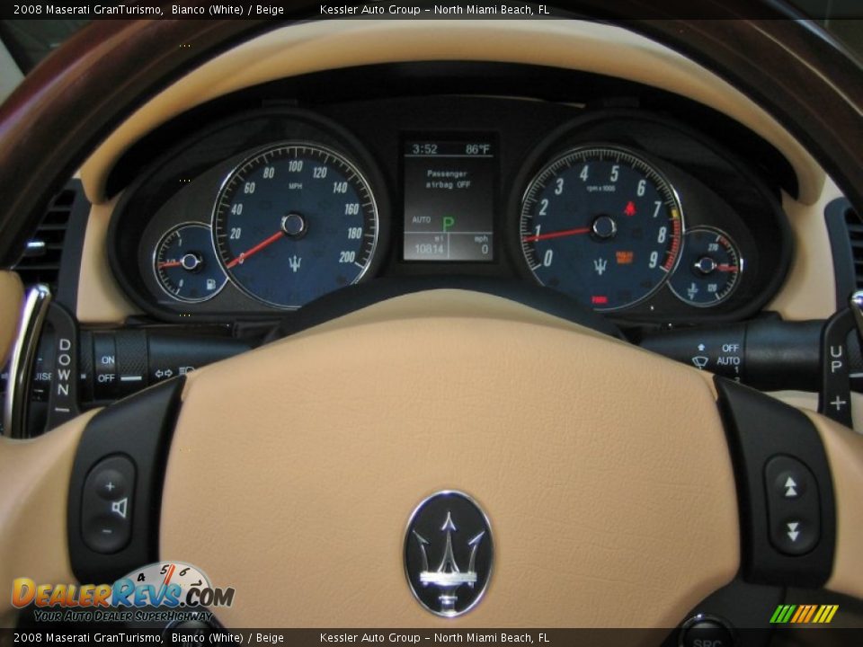 2008 Maserati GranTurismo  Steering Wheel Photo #25