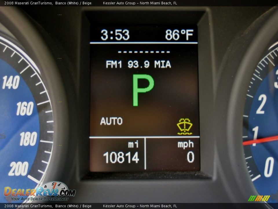 2008 Maserati GranTurismo  Gauges Photo #26