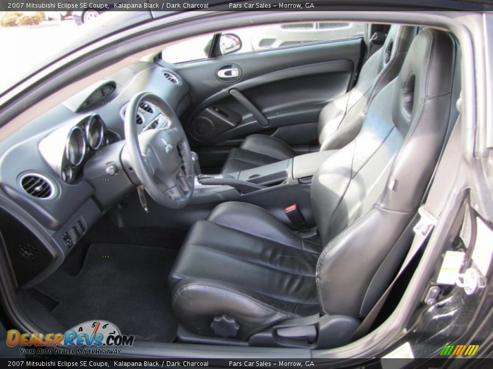2007 Mitsubishi Eclipse SE Coupe Kalapana Black / Dark Charcoal Photo #6