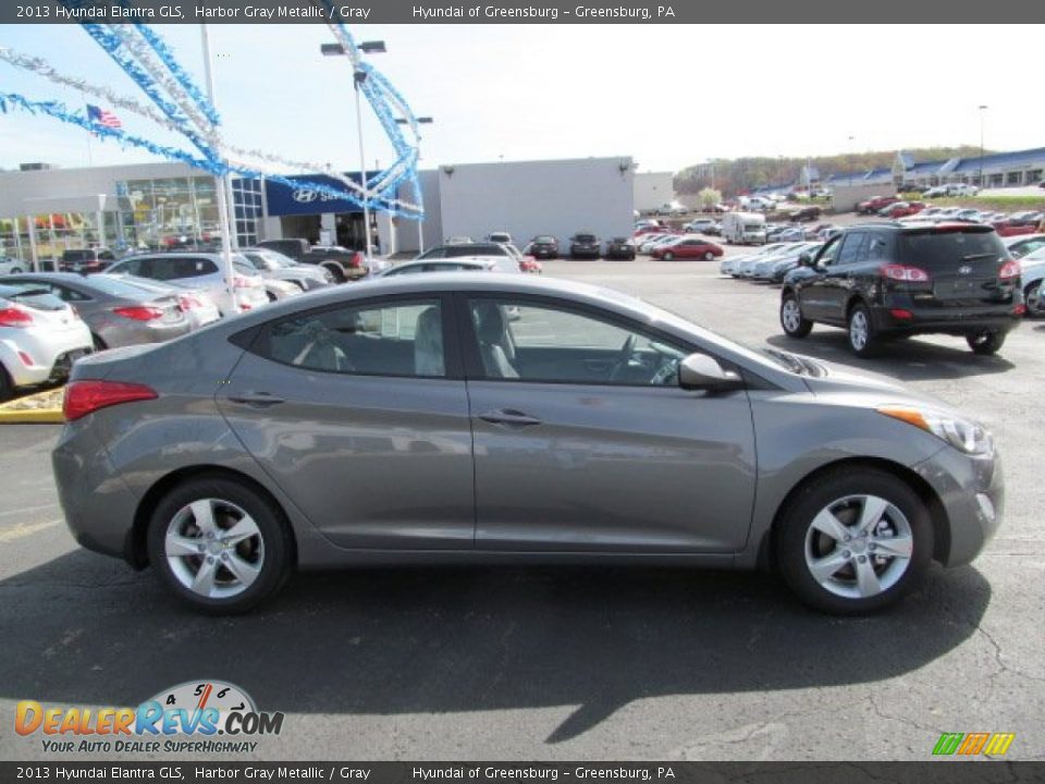 2013 Hyundai Elantra Gls Harbor Gray Metallic Gray Photo 2