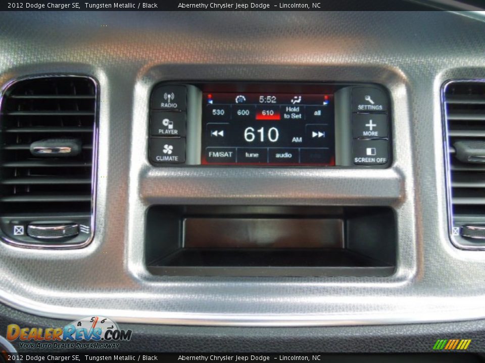 2012 Dodge Charger SE Tungsten Metallic / Black Photo #12