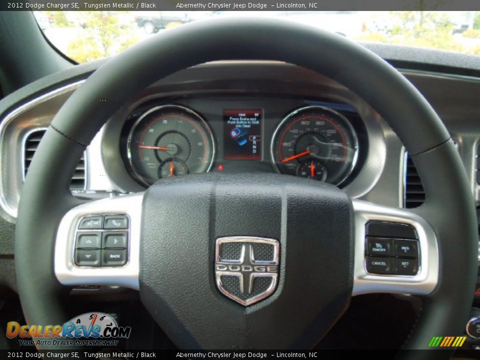 2012 Dodge Charger SE Tungsten Metallic / Black Photo #14