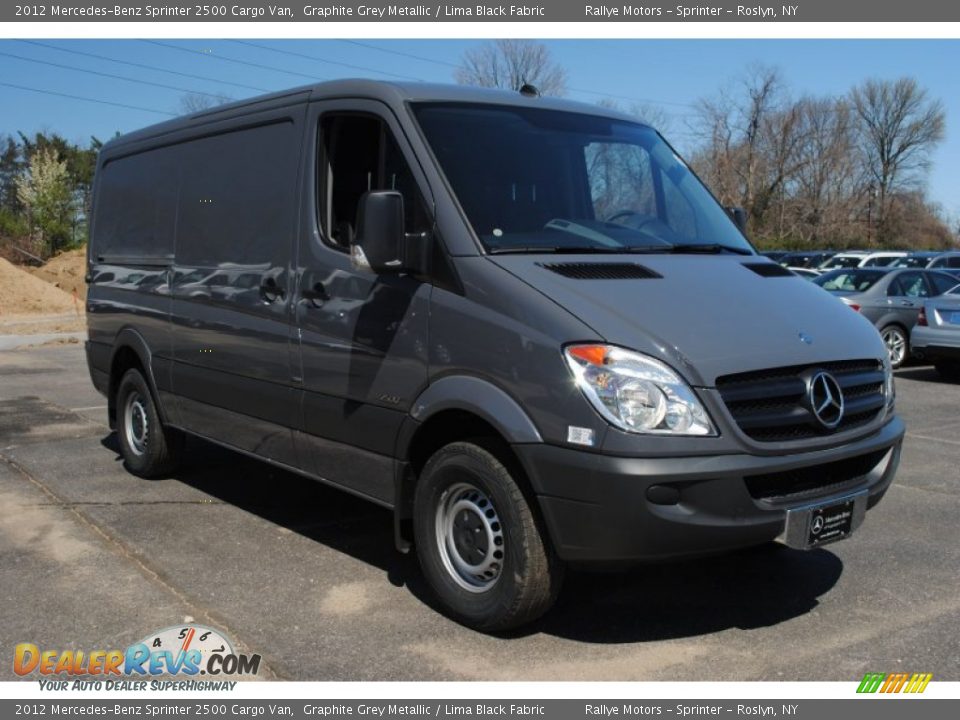 2012 Mercedes-Benz Sprinter 2500 Cargo Van Graphite Grey Metallic / Lima Black Fabric Photo #6
