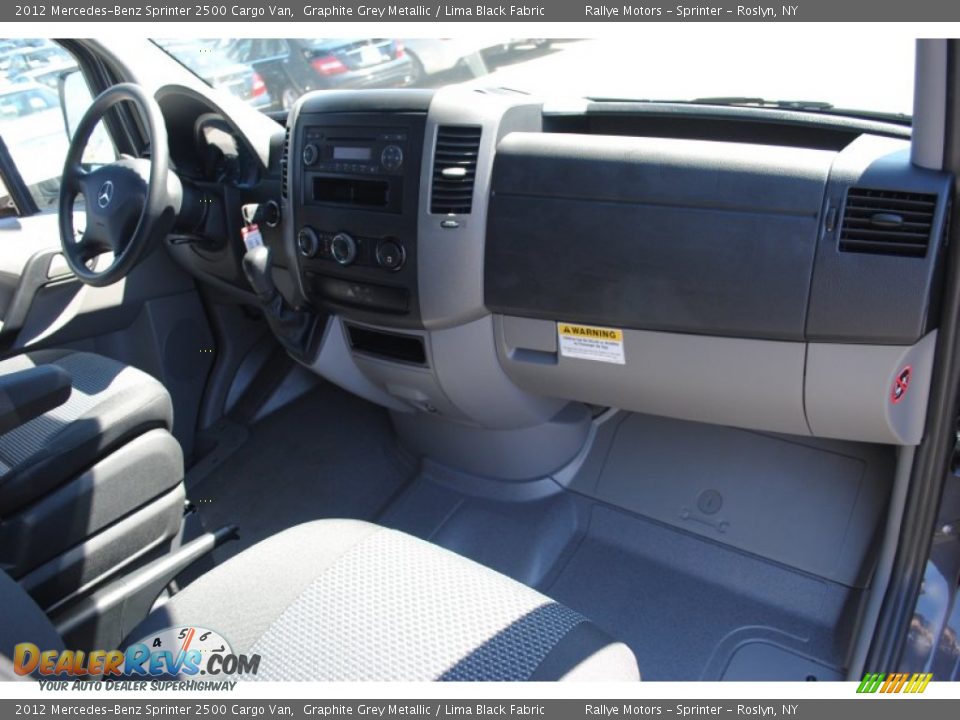 2012 Mercedes-Benz Sprinter 2500 Cargo Van Graphite Grey Metallic / Lima Black Fabric Photo #7
