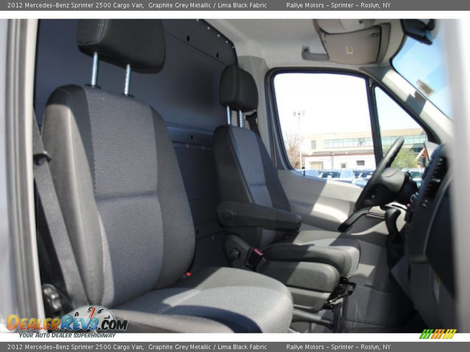 2012 Mercedes-Benz Sprinter 2500 Cargo Van Graphite Grey Metallic / Lima Black Fabric Photo #8