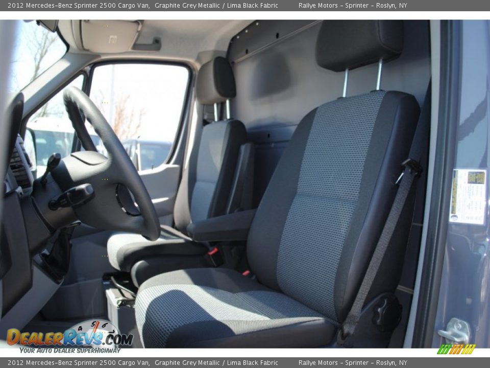 2012 Mercedes-Benz Sprinter 2500 Cargo Van Graphite Grey Metallic / Lima Black Fabric Photo #9