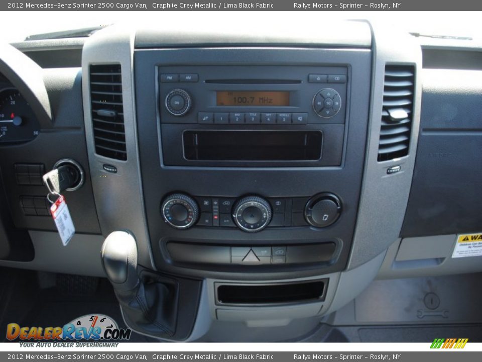 2012 Mercedes-Benz Sprinter 2500 Cargo Van Graphite Grey Metallic / Lima Black Fabric Photo #10